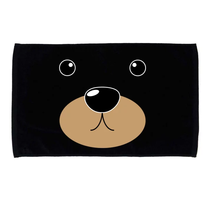 Bear Costume Face Microfiber Hand Towel