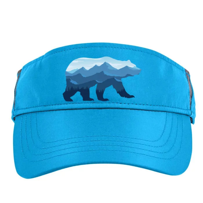 Bear Double Exposure Surreal Wildlife Adult Drive Performance Visor