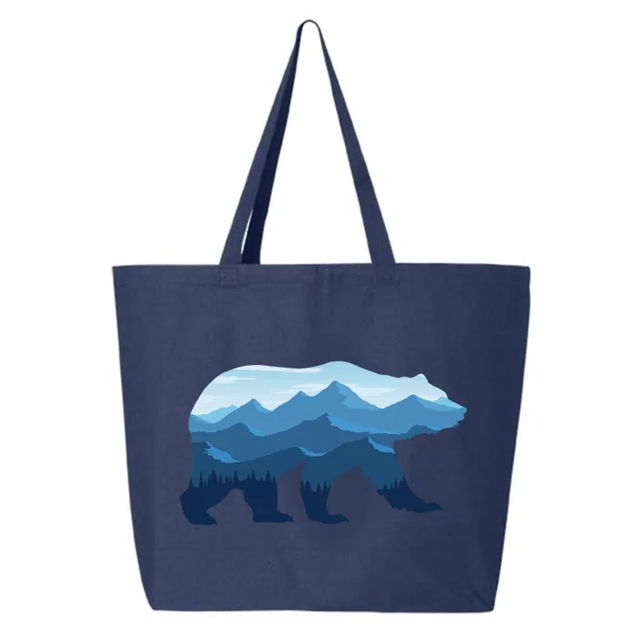 Bear Double Exposure Surreal Wildlife 25L Jumbo Tote