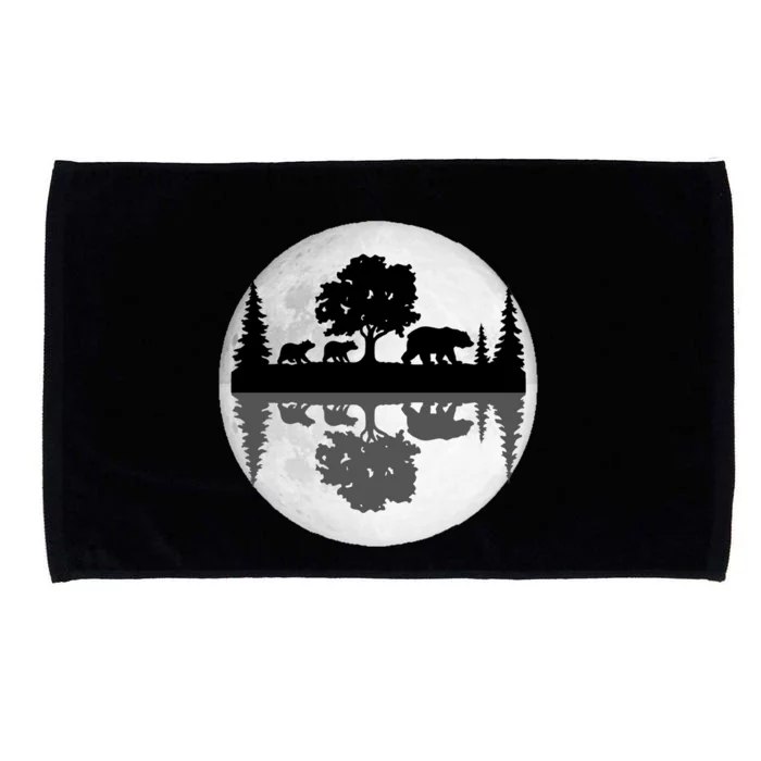 Bear Moon Wilderness Microfiber Hand Towel