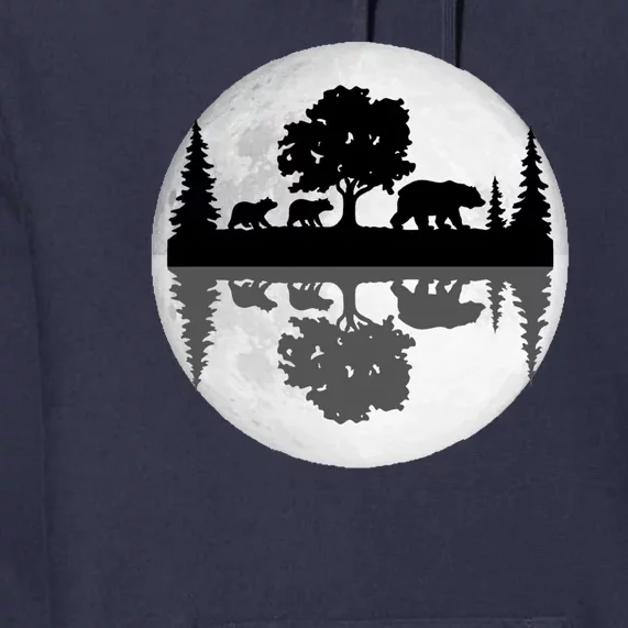 Bear Moon Wilderness Premium Hoodie