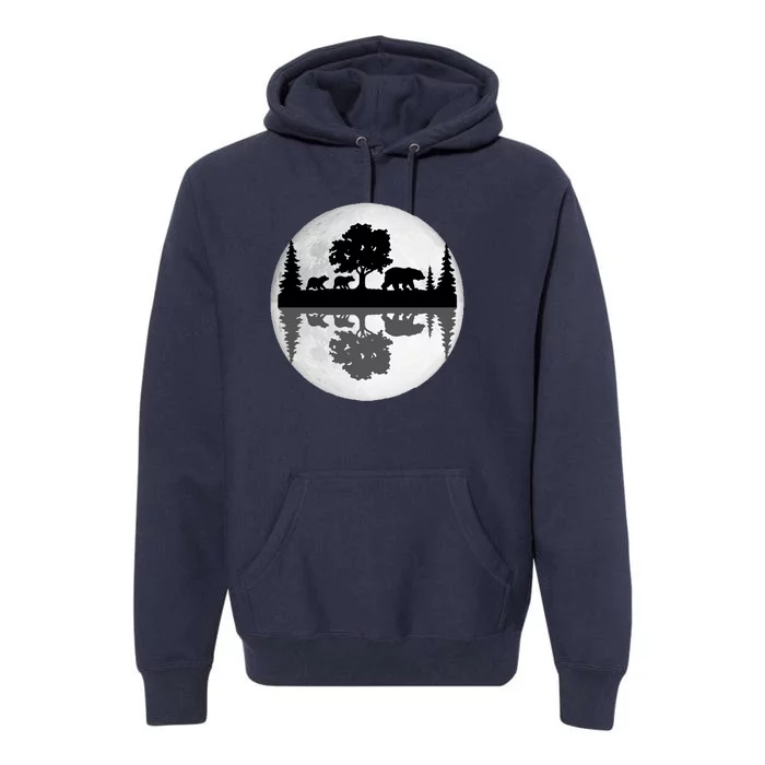 Bear Moon Wilderness Premium Hoodie