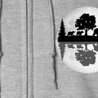 Bear Moon Wilderness Full Zip Hoodie