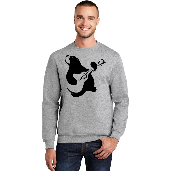 Bear Rocks Playing Guitar Sweatshirt