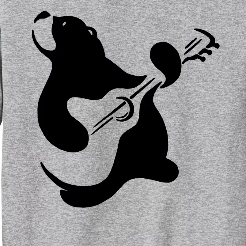 Bear Rocks Playing Guitar Sweatshirt