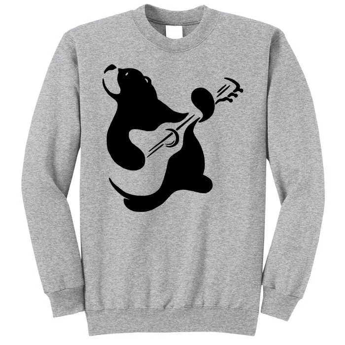 Bear Rocks Playing Guitar Sweatshirt