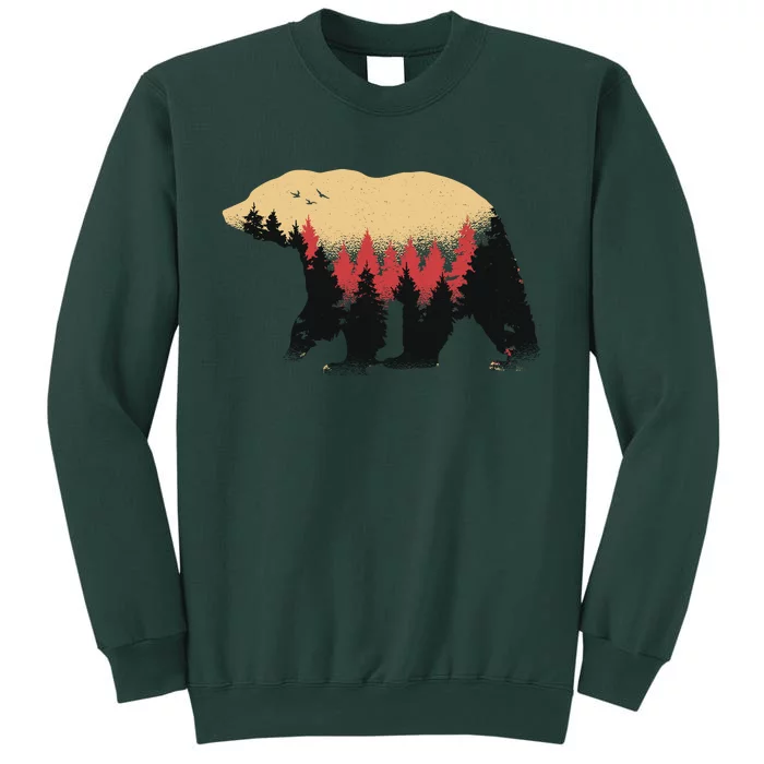 Bear Trees Tall Sweatshirt