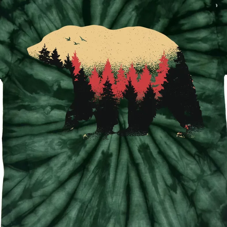 Bear Trees Tie-Dye T-Shirt