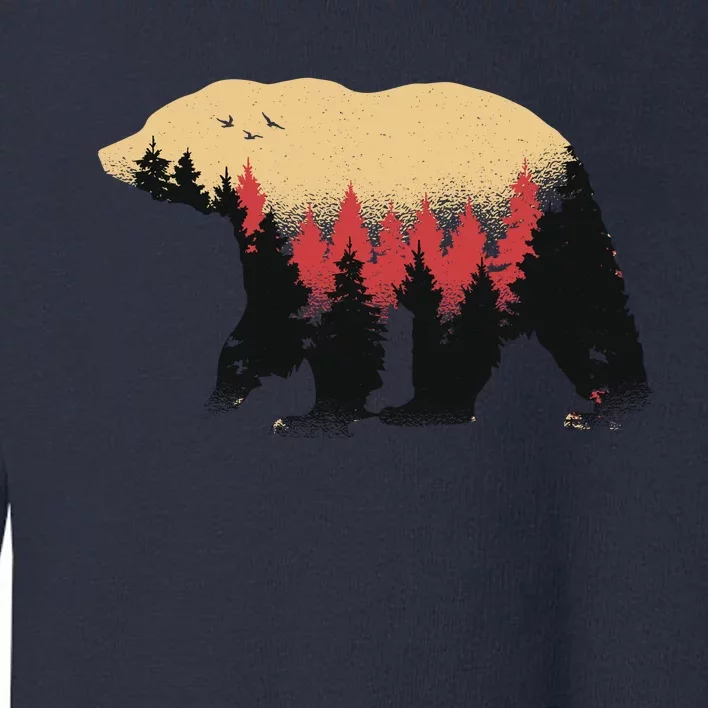 Bear Trees Toddler Sweatshirt