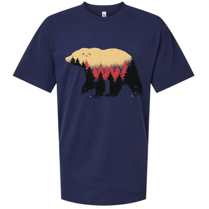 Bear Trees Sueded Cloud Jersey T-Shirt