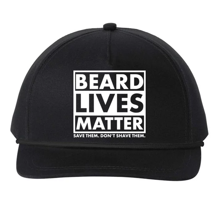 Beard Lives Matter Snapback Five-Panel Rope Hat