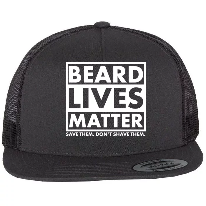 Beard Lives Matter Flat Bill Trucker Hat