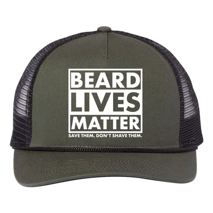 Beard Lives Matter Retro Rope Trucker Hat Cap