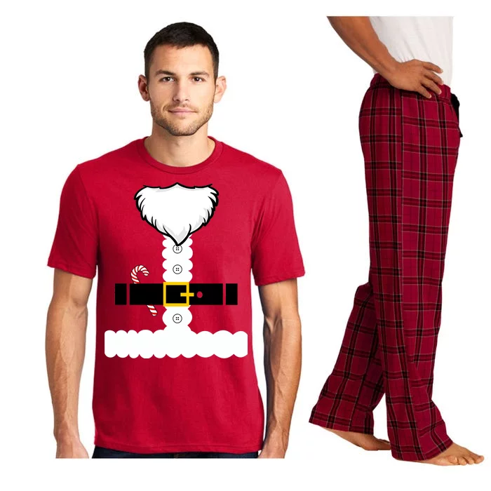 Beard Santa Claus Costume Suit Pajama Set