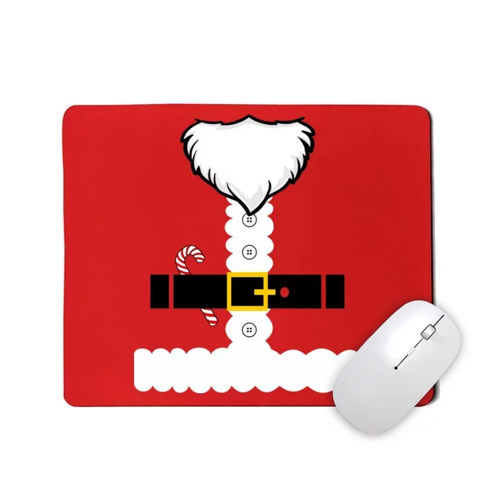 Beard Santa Claus Costume Suit Mousepad