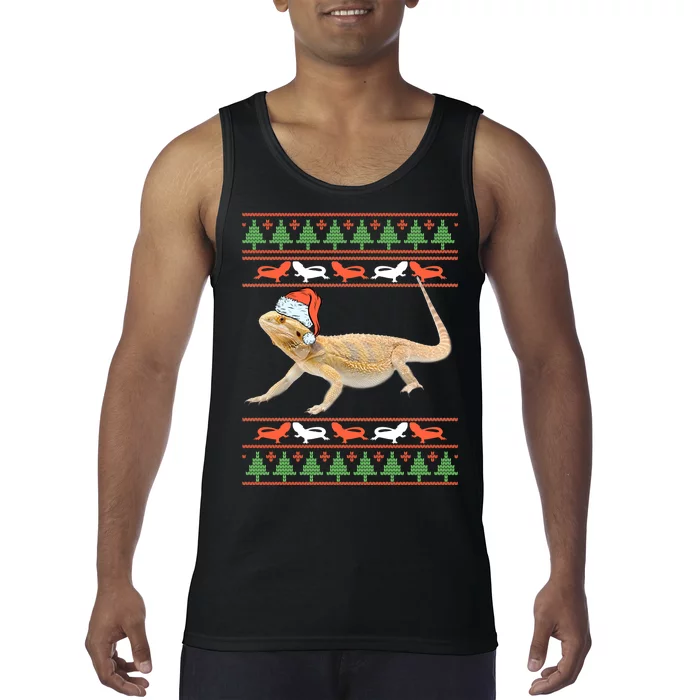 Bearded Dragon Christmas Tank Top