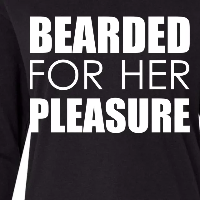 Bearded For Her Pleasure Beard Womens Cotton Relaxed Long Sleeve T-Shirt