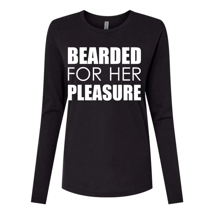 Bearded For Her Pleasure Beard Womens Cotton Relaxed Long Sleeve T-Shirt