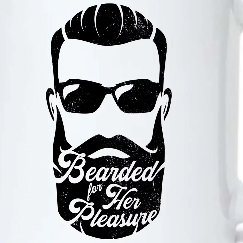 Bearded For Her Pleasure Funny Black Color Changing Mug