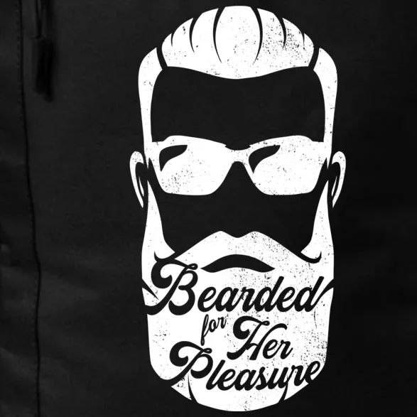 Bearded For Her Pleasure Funny Daily Commute Backpack