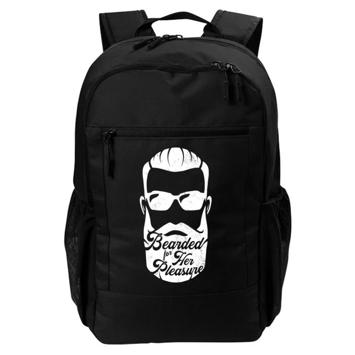 Bearded For Her Pleasure Funny Daily Commute Backpack