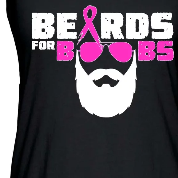 Beards For Boobs Ladies Essential Flowy Tank