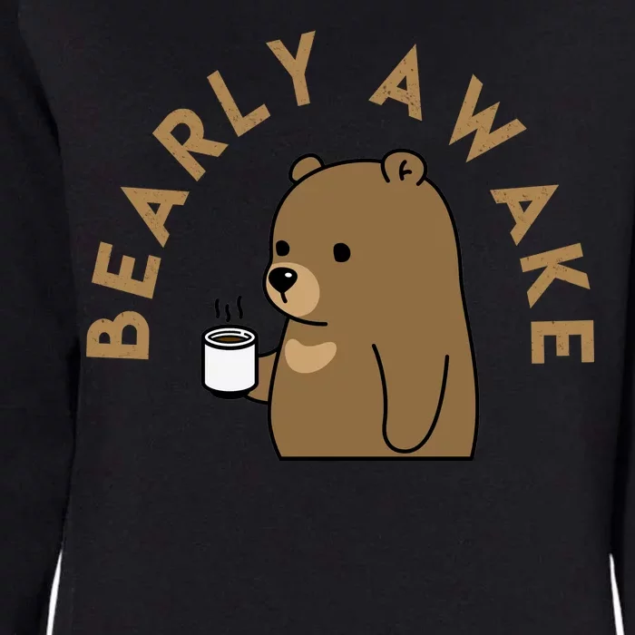 Bearly Awake Womens California Wash Sweatshirt