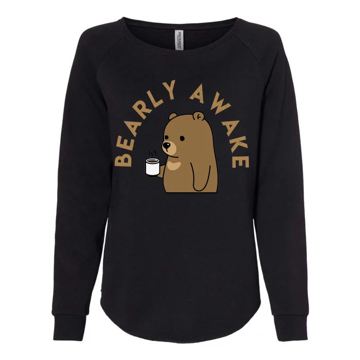 Bearly Awake Womens California Wash Sweatshirt