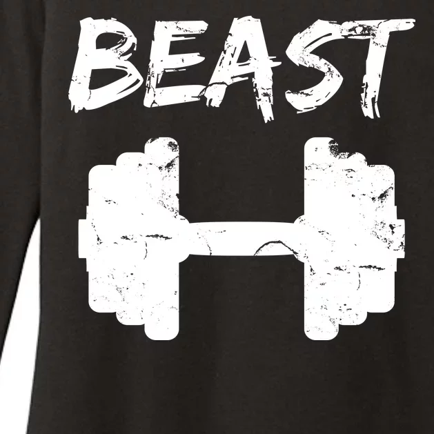 Beast Gym Logo Womens CVC Long Sleeve Shirt