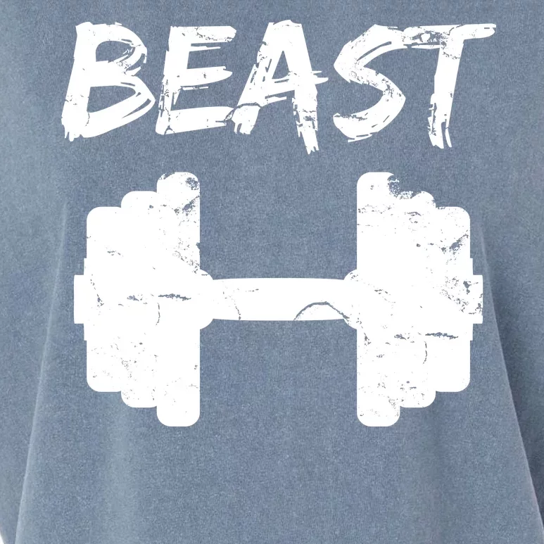 Beast Gym Logo Garment-Dyed Women's Muscle Tee