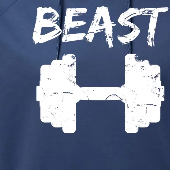 Beast Gym Logo Performance Fleece Hoodie