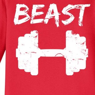 Beast Gym Logo Baby Long Sleeve Bodysuit