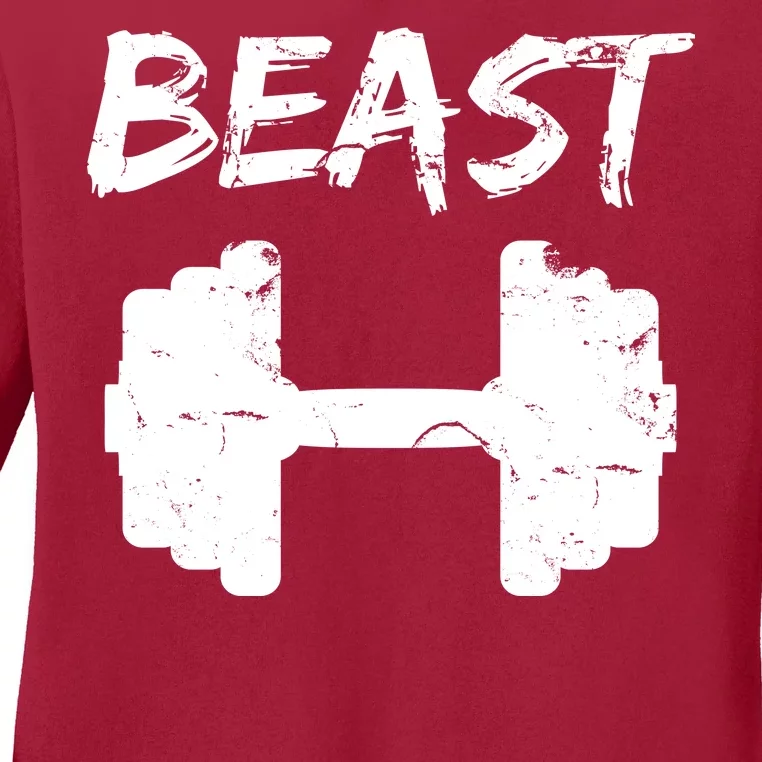 Beast Gym Logo Ladies Long Sleeve Shirt