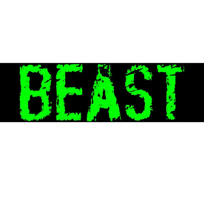 Beast Gym Workout Mode Fitness Logo Bumper Sticker