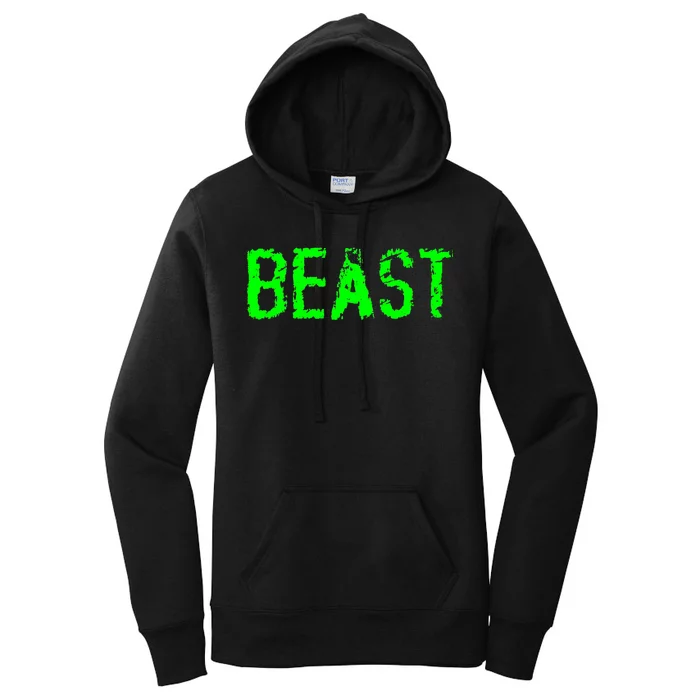 Beast Gym Workout Mode Fitness Logo Women's Pullover Hoodie