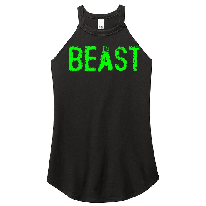 Beast Gym Workout Mode Fitness Logo Women’s Perfect Tri Rocker Tank