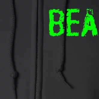 Beast Gym Workout Mode Fitness Logo Full Zip Hoodie