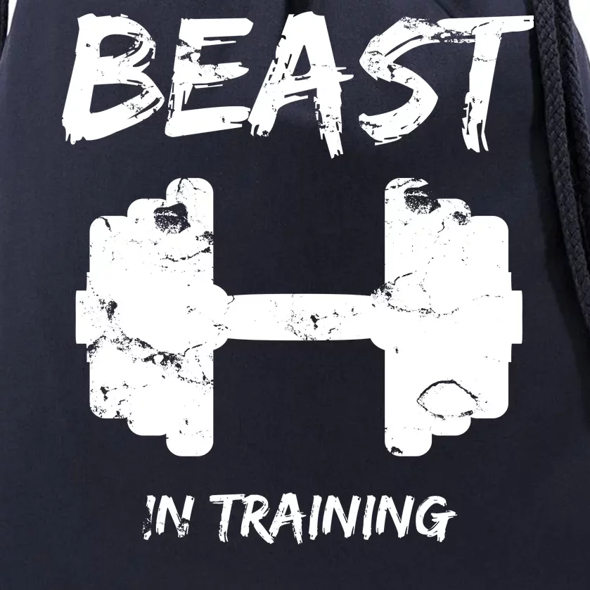 Beast In Training Drawstring Bag