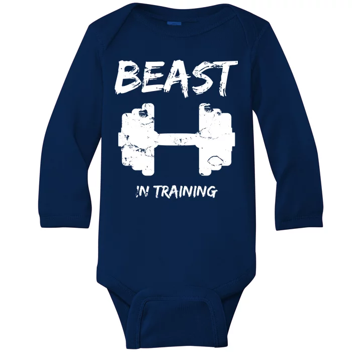 Beast In Training Baby Long Sleeve Bodysuit