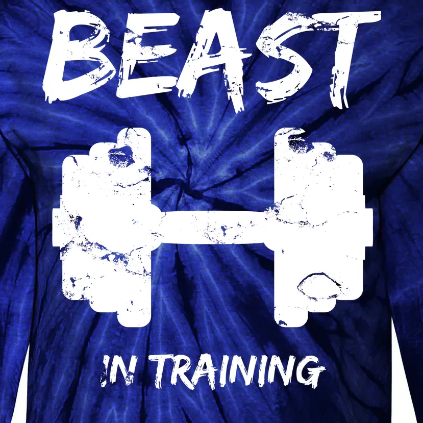 Beast In Training Tie-Dye Long Sleeve Shirt