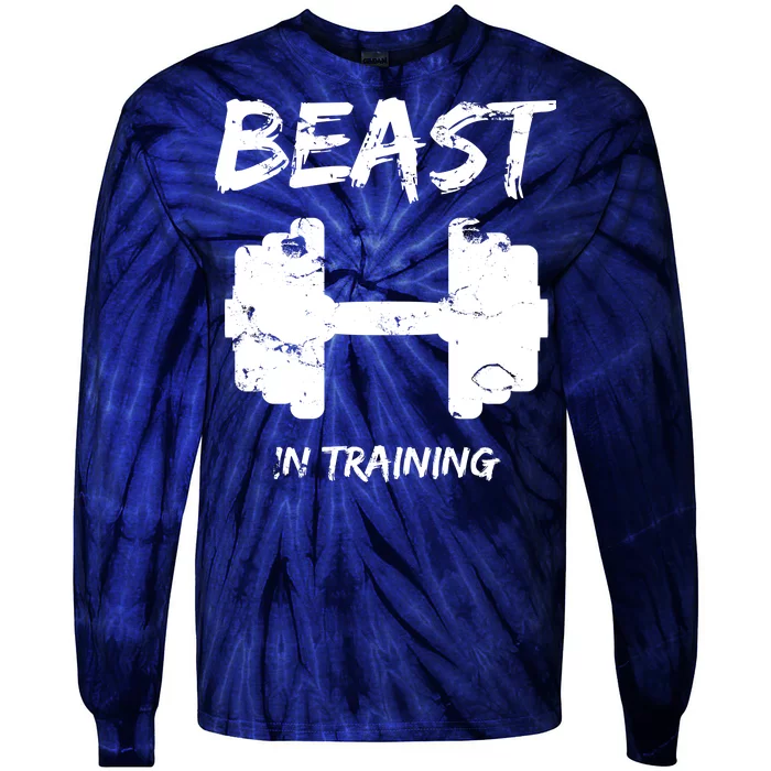 Beast In Training Tie-Dye Long Sleeve Shirt