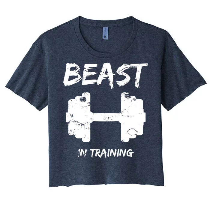 Beast In Training Women's Crop Top Tee