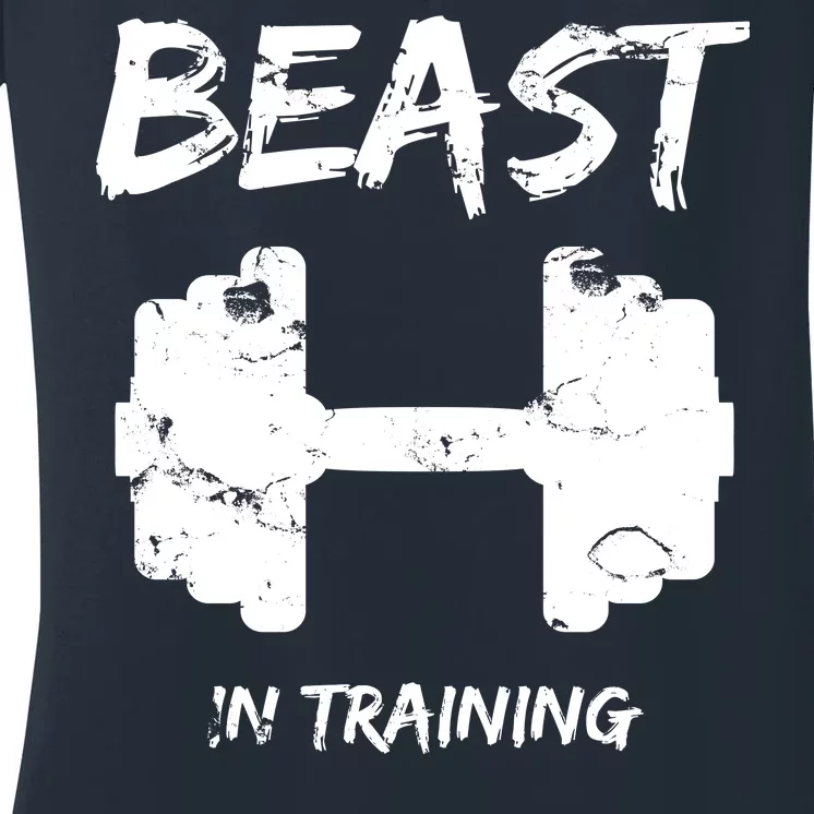 Beast In Training Women's V-Neck T-Shirt