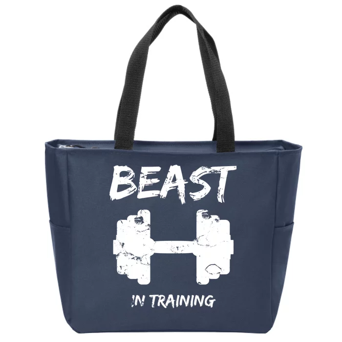 Beast In Training Zip Tote Bag