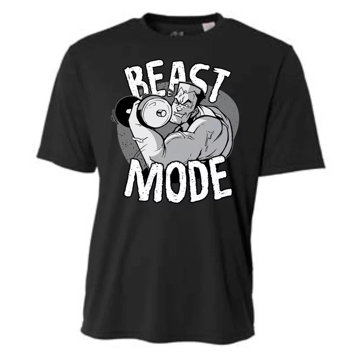 Beast Mode Bodybuilder Cooling Performance Crew T-Shirt