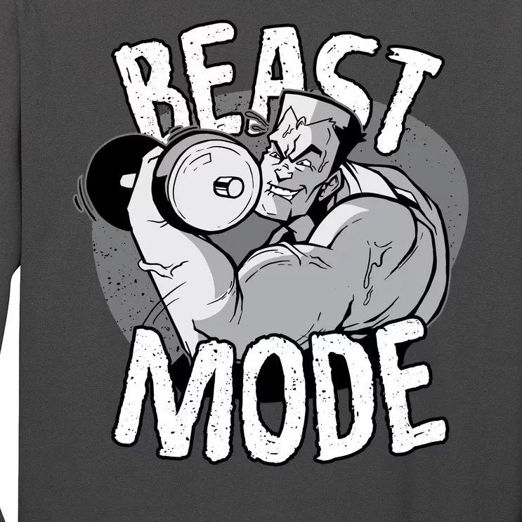 Beast Mode Bodybuilder Long Sleeve Shirt