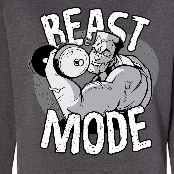 Beast Mode Bodybuilder Womens California Wash Sweatshirt