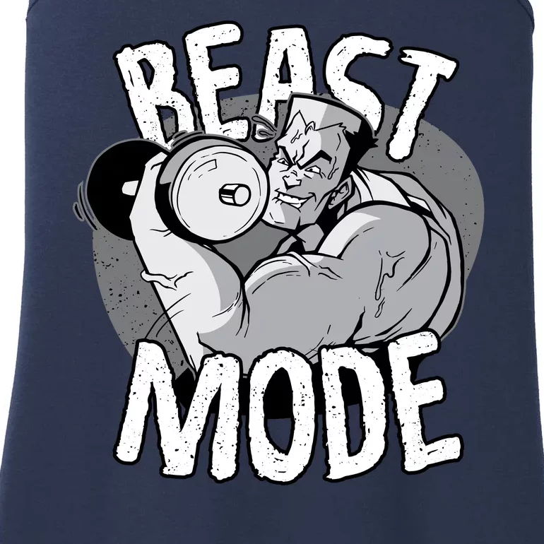 Beast Mode Bodybuilder Ladies Essential Tank