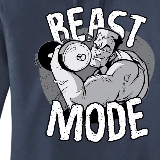 Beast Mode Bodybuilder Women's Pullover Hoodie