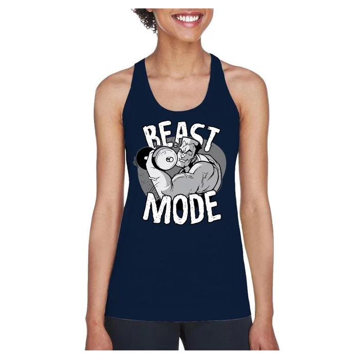 Beast Mode Bodybuilder Women's Racerback Tank